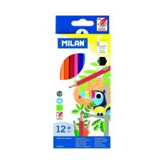 Creioane colorate 12culori/set, Milan, 80012