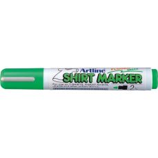 Permanent marker pentru textile, verde fluorescent, varf 2,0 mm, Artline T-Shirt