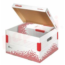 Container arhivare cutii de arhivare, cu capac M, 367x263x325 mm, Speedbox Esselte,623912