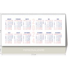 Calendar triptic de birou, 21,3cm x 11cm, 2024, EGO