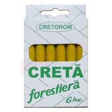 Creta forestiera galbena 6buc/cutie Cretorom