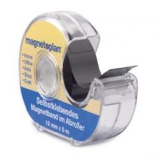 Banda adeziva magnetica cu dispenser, 19mm x 5m, Magnetoplan