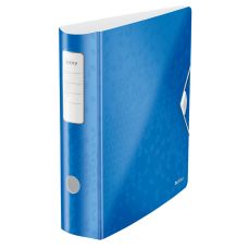 Biblioraft 8,2cm, albastru metalizat, 180 grade Active Wow Leitz