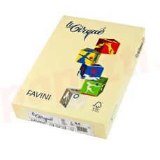 Carton copiator A4, 160g, colorat in masa galben deschis, 100 Favini