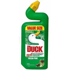 Detergent pentru dezinfectarea toaletei, pin, 750ml, 3 in 1 WC Duck