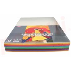 Carton color asortat 10 culori intens, A3, 160g/mp, 250coli/top, Daco