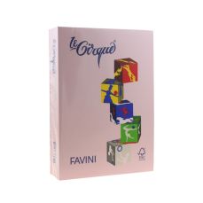 Carton copiator A4, 160g, colorat in masa roz, 108 Favini