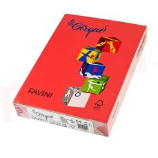 Hartie copiator A4, 80g, colorata in masa rosu, Favini 209