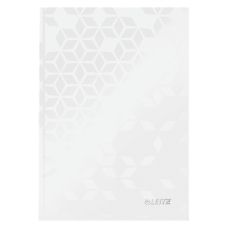 Caiet A5, 80file, matematica, coperta carton, alb, Wow Leitz