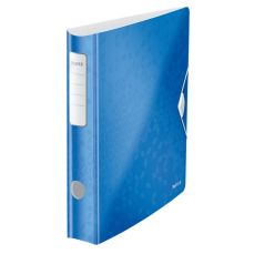 Biblioraft 6,5cm, albastru metalizat, 180 grade Active Wow Leitz