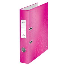 Biblioraft 5cm, roz metalizat, 180 grade Wow Leitz