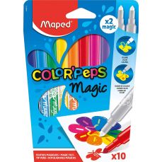 Carioca 8 culori+2 magink/set Color Peps Magic Maped