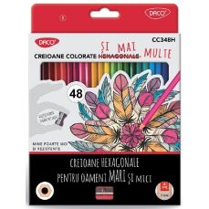 Creioane colorate 48culori/set,CC348H Daco