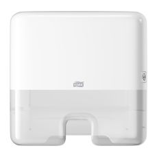 Dispenser din plastic alb pentru servetele in Z, 295x101x302mm, Xpress Mini Tork 552100