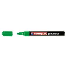 Permanent marker cu vopsea verde, varf 3,0 mm, Edding 790