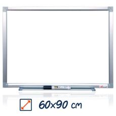 Whiteboard magnetic, 60cm x 90cm, Visual