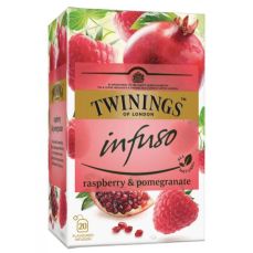 Ceai Twinings Infuso, Raspberry&Pomegranate, 20plicuri/cutie