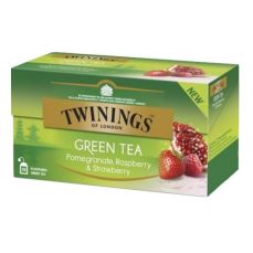 Ceai Twinings verde cu rodie, zmeura si capsuni, 25plicuri/cutie