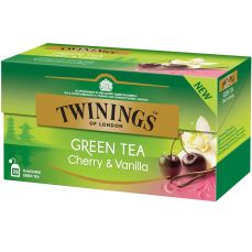 Ceai Twinings verde cu cirese si vanilie, 25plicuri/cutie