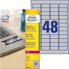 Etichete autoadezive de identificare 48/A4, 20coli/cutie, 45,7x21,2mm, Avery Zweckform