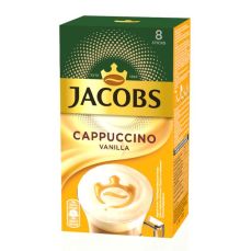 Cafea instant Cappuccino Jacobs Vanilla, 8plicuri/cutie