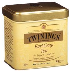 Ceai Twinings Earl Grey, negru, cutie metal, 100g