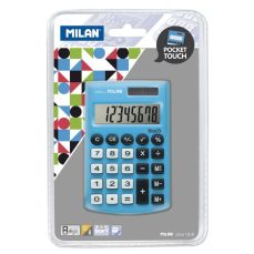 Calculator de buzunar 8 digit, albastru, Milan 150908