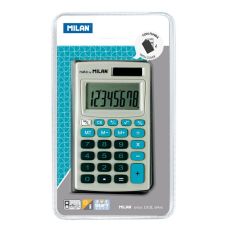 Calculator de birou 8 digit, albastru, Milan 150208