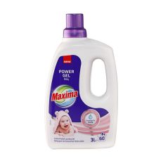 Detergent gel pentru tesaturi, 3L, Maxima Power Gel Baby Sano