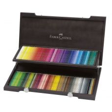 Creioane colorate acuarela, in cutie lemn, 120culori/set, A.Durer, Faber Castell-FC117513