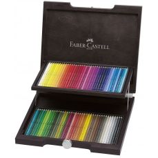 Creioane colorate acuarela, in cutie lemn, 72culori/set, A.Durer, Faber Castell-FC117572