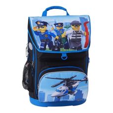 Ghiozdan scolar Maxi + sac sport, design City Police Chopper LEGO