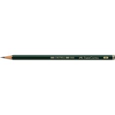 Creion grafit 3H, Castell 9000, Faber Castell