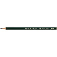 Creion grafit 6H, Castell 9000, Faber Castell