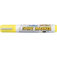 Permanent marker pentru textile, galben fluorescent, varf 2,0 mm, Artline T-Shirt
