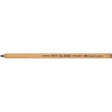 Creion ulei, negru soft, 199, Pitt, Faber Castell