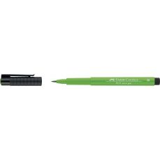 Permanent marker verde deschis, 112, pentru desen, varf pensula, B, Pitt Artist Pen, Faber Castell