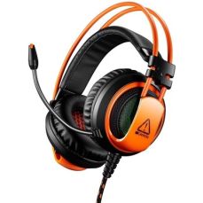 Casti on-ear, negru/portocaliu, cu fir, CND-SGHS5, Gaming Corax Canyon