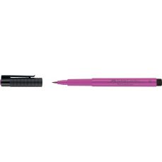 Permanent marker roz purpuriu mediu, 125, pentru desen, varf pensula, B, Pitt Artist Pen, Faber Cast