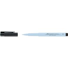 Permanent marker albastru gheata, 148, pentru desen, varf pensula, B, Pitt Artist Pen, Faber Castell