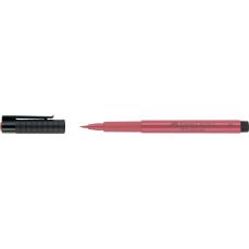 Permanent marker rosu intens, 223, pentru desen, varf pensula, B, Pitt Artist Pen, Faber Castell
