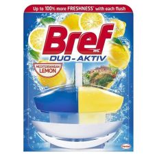Odorizant gel cu suport pentru toaleta, Mediterranean Lemon, 50ml, WC Gel Duo-Aktiv Bref