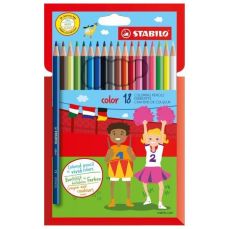 Creioane colorate 18culori/set, Color Stabilo