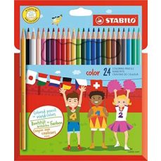 Creioane colorate 24culori/set, Color Stabilo