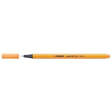 Liner portocaliu neon, varf 0,4mm, Point 88 Stabilo SW88054-88/054