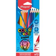 Creioane colorate 12culori/set, Color Peps Strong Maped