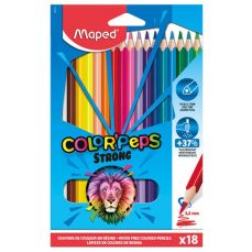 Creioane colorate 18culori/set, Color Peps Strong Maped