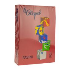 Carton copiator A4, 160g, colorat in masa rosu rubin, Favini 210