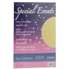 Carton color metalizat, auriu, A4, 250g/mp, 10coli/top, Special Events Favini