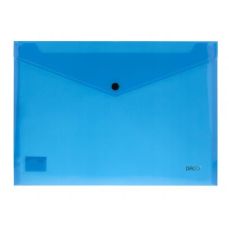 Mapa plastic cu capsa A4 albastru neon MP120NA Daco